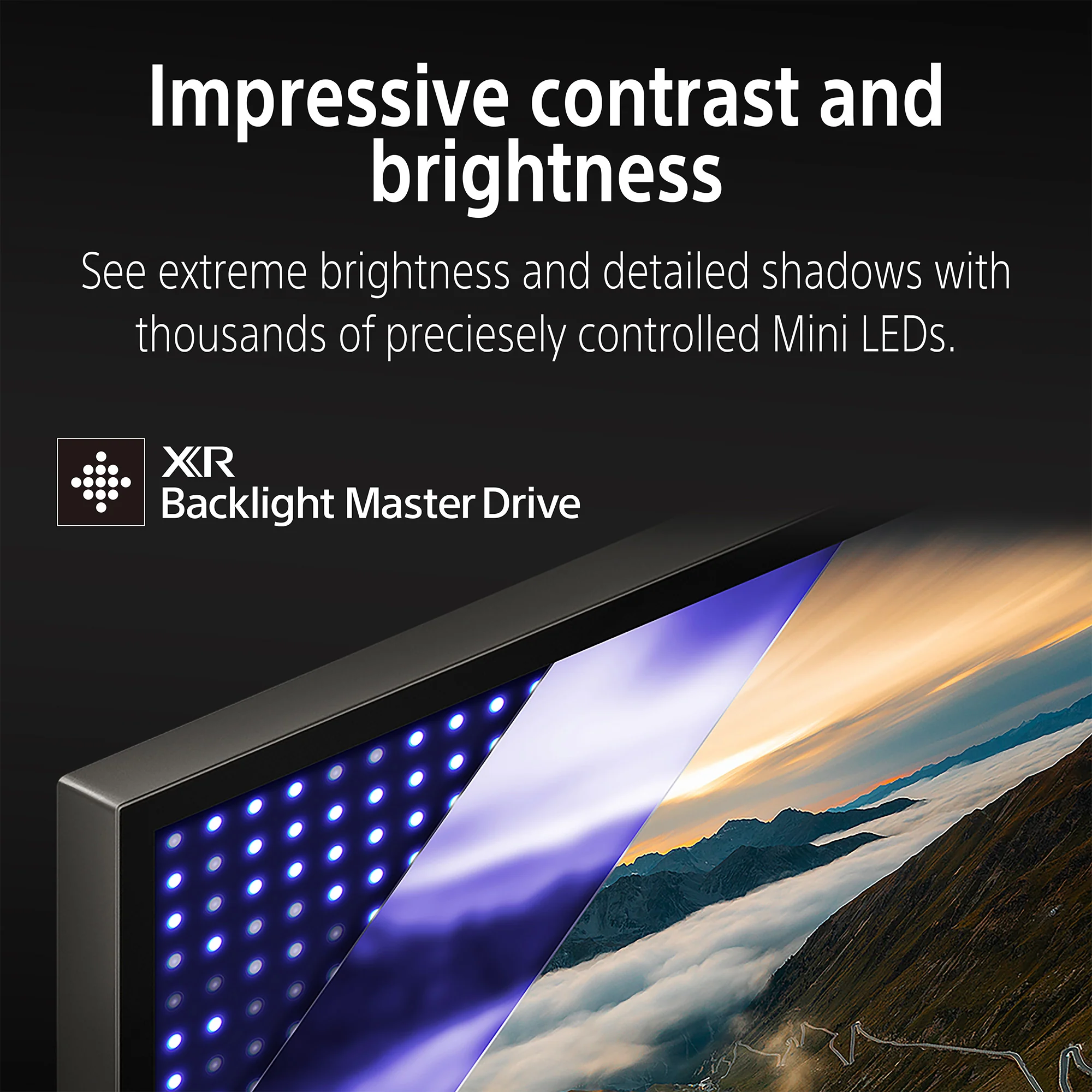 Sony | BRAVIA 7 | 55 Inch | MINI LED XR QLED | XR BACKLIGHT MASTER DRIVE TV | Perfectly balanced for movies, PS5 gaming & sports|4K HDR Smart TV (Google TV) | 2024 Model - Image 5